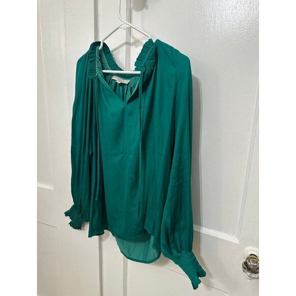 Loft women’s size medium, long sleeve blouse - Picture 2 of 10